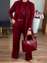 women knit set