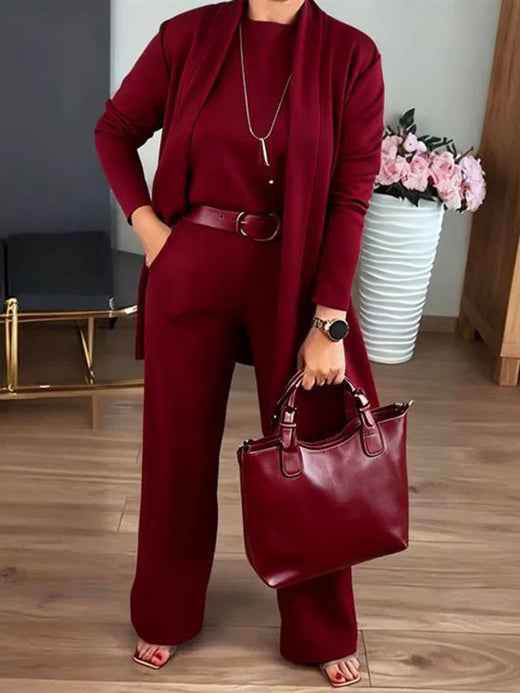 women knit set