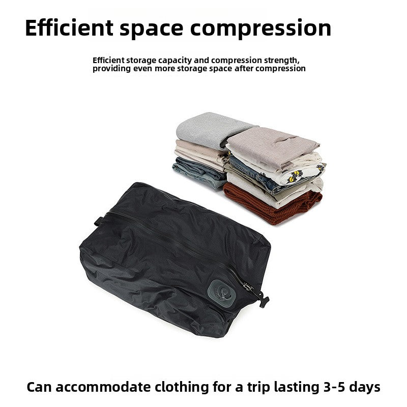 Automatic suction vacuum compression bag travel storage backpack waterproof