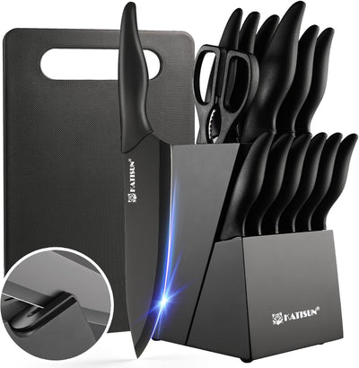 16-Piece Stainless Steel Kitchen Knife Set main product photo
