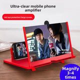3d Screen HD Mobile Phone Magnifier Mobile Desktop Screen Amplifier Stretch Phone Stand 10 Inch