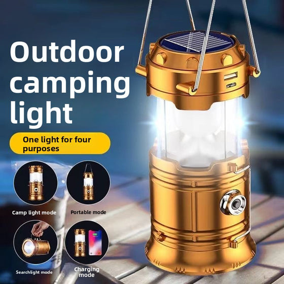 Solar Powered Multifunctional Camping Lantern with Emergency Lighting camp-outdoor-lighting-tools product image 4