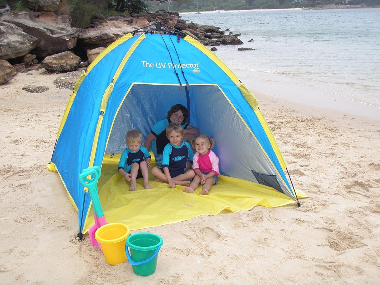 Shelta Sun Shelter UPF50+ Pop-Up Beach Tent