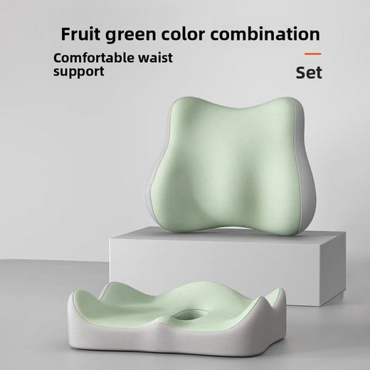 Ergonomic Memory Foam Lumbar Support Seat Cushion