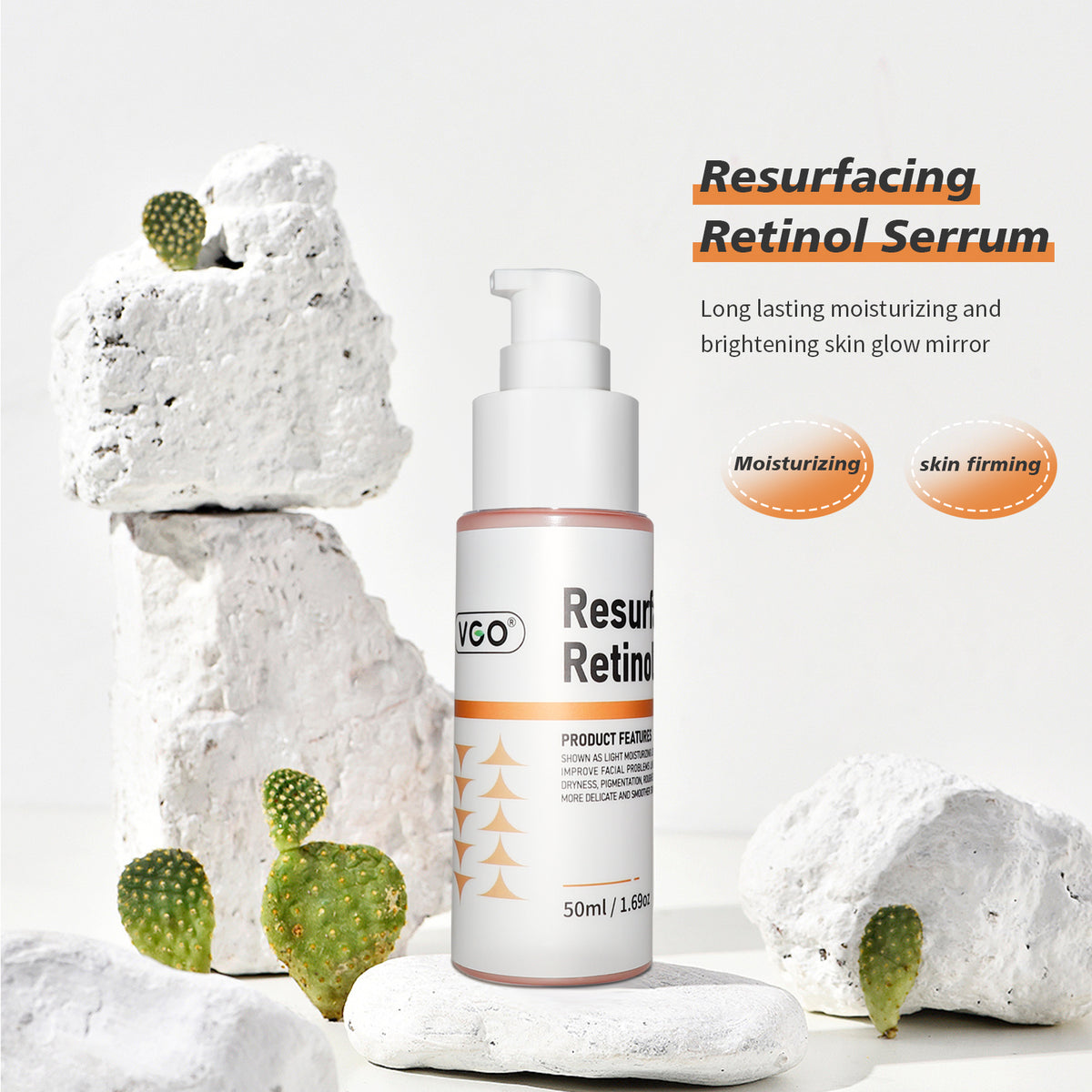 Resurfacing Retinol Serum applied to skin
