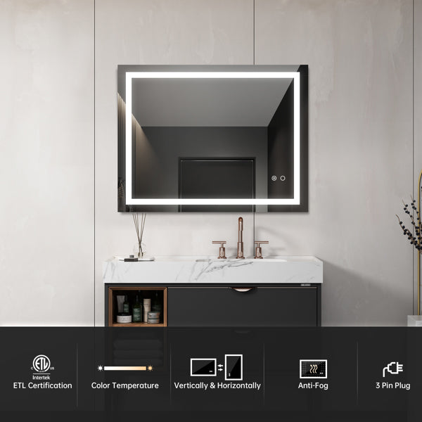LED Bathroom Wall Mounted Vanity Mirror
