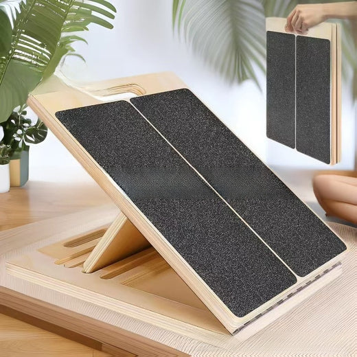 Adjustable Wooden Stretching Board for Home Fitness