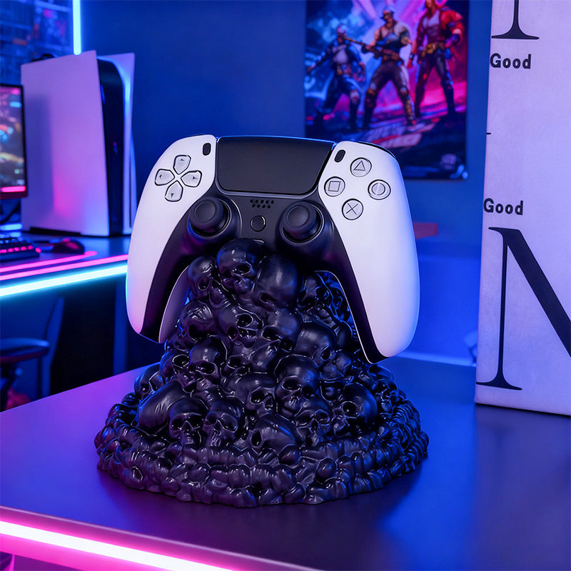 Skull Game Controller Desktop Stand Holder