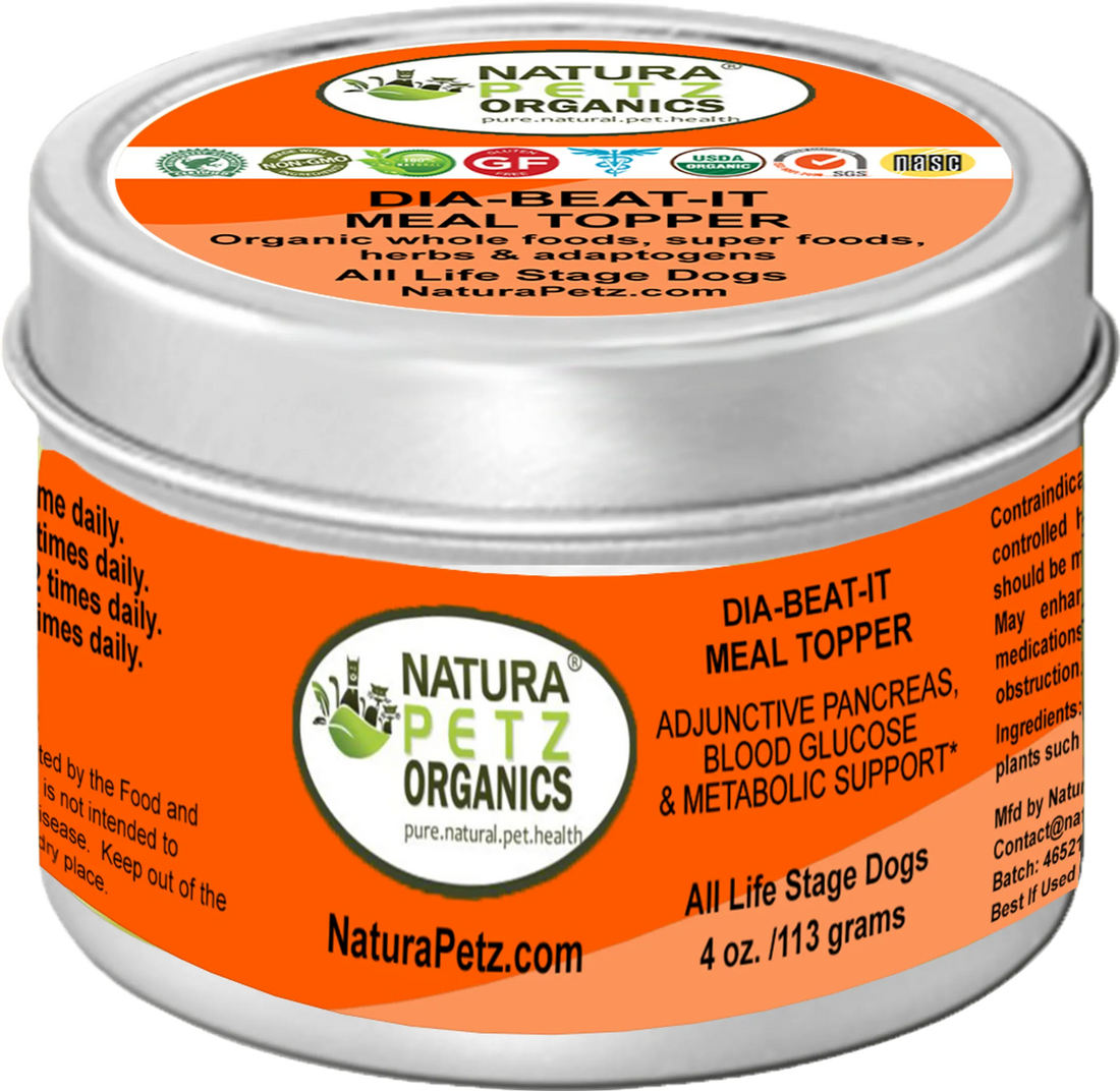 Pancreas & Metabolic Support Meal Topper for dogs, front label