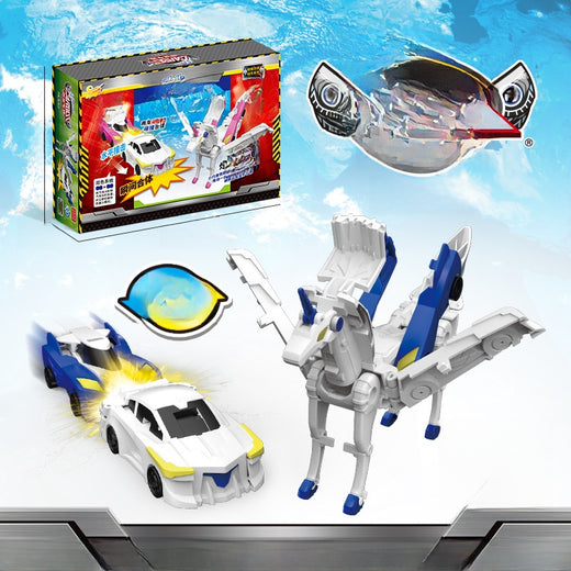 Winged Pegasus Transformable Toy with Magnetic Collision Feature product image 6