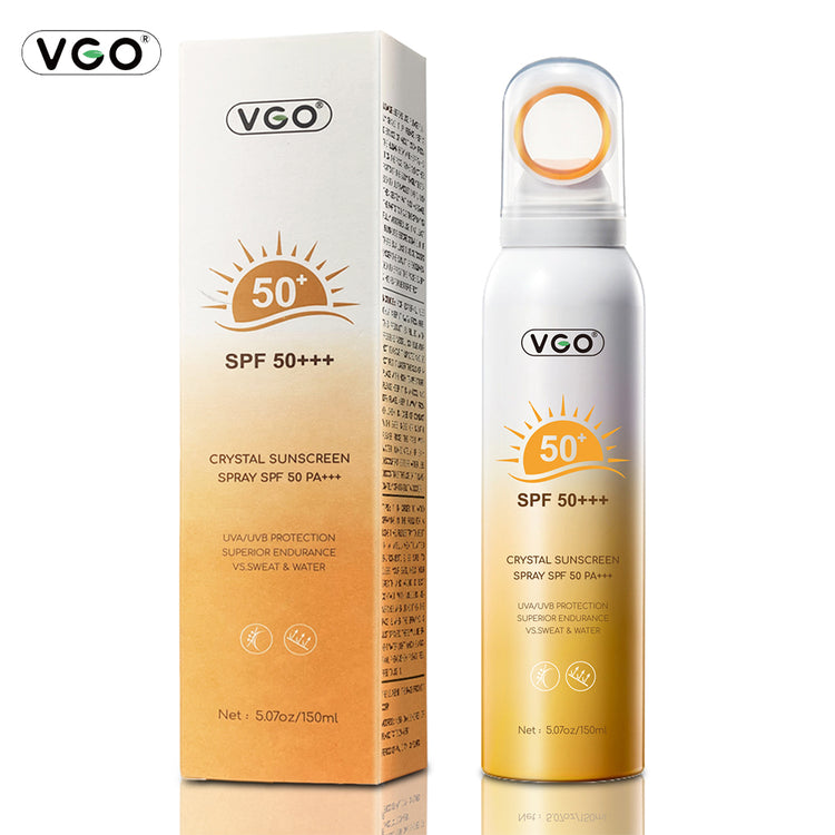 SPF 50 Sunscreen Spray bottle, front view