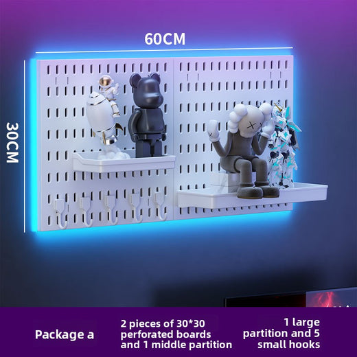 Perforated plastic board