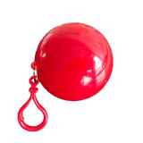 Portable disposable raincoat ball