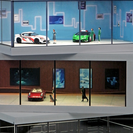 Car model display box