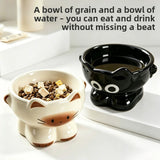 Ceramic Cat Dog Food Bowl with Anti-Slip Design