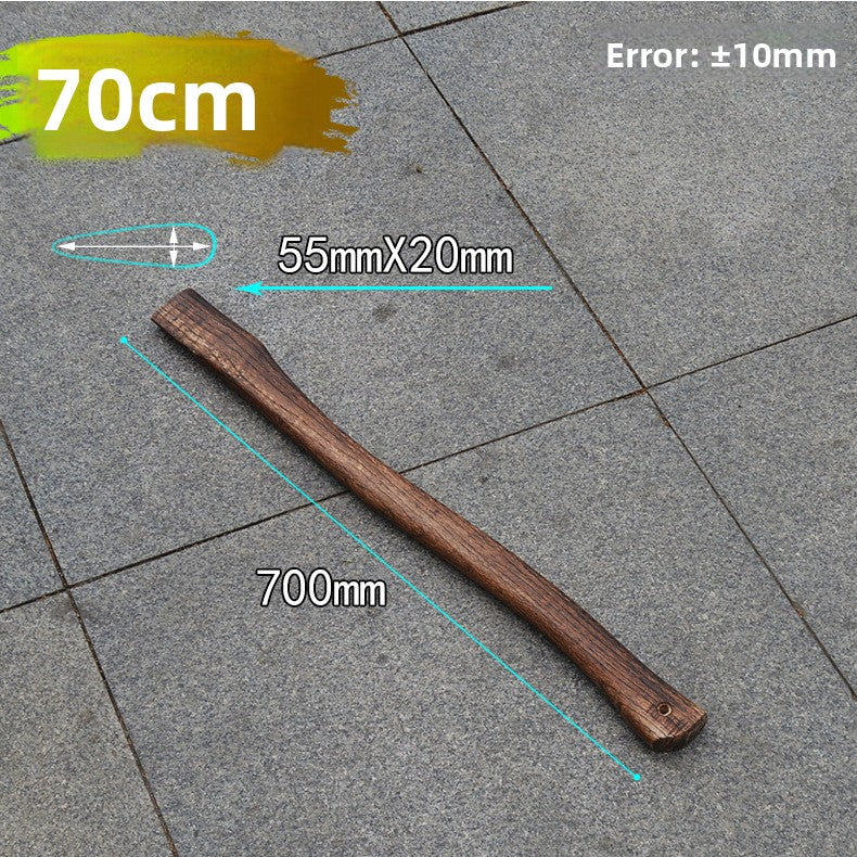Carbonized Hardwood Axe Handle for Outdoor Use