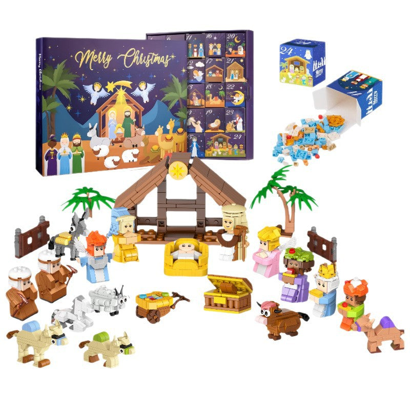 Christmas Countdown Building Block Set