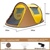 Automatic Quick Open Beach Camping Tent