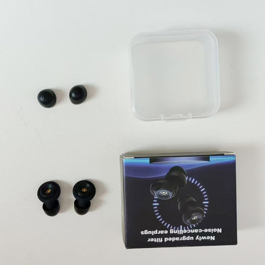Silicone Soundproof Earplugs Noise Reduction Sleeping Swimming Protection
