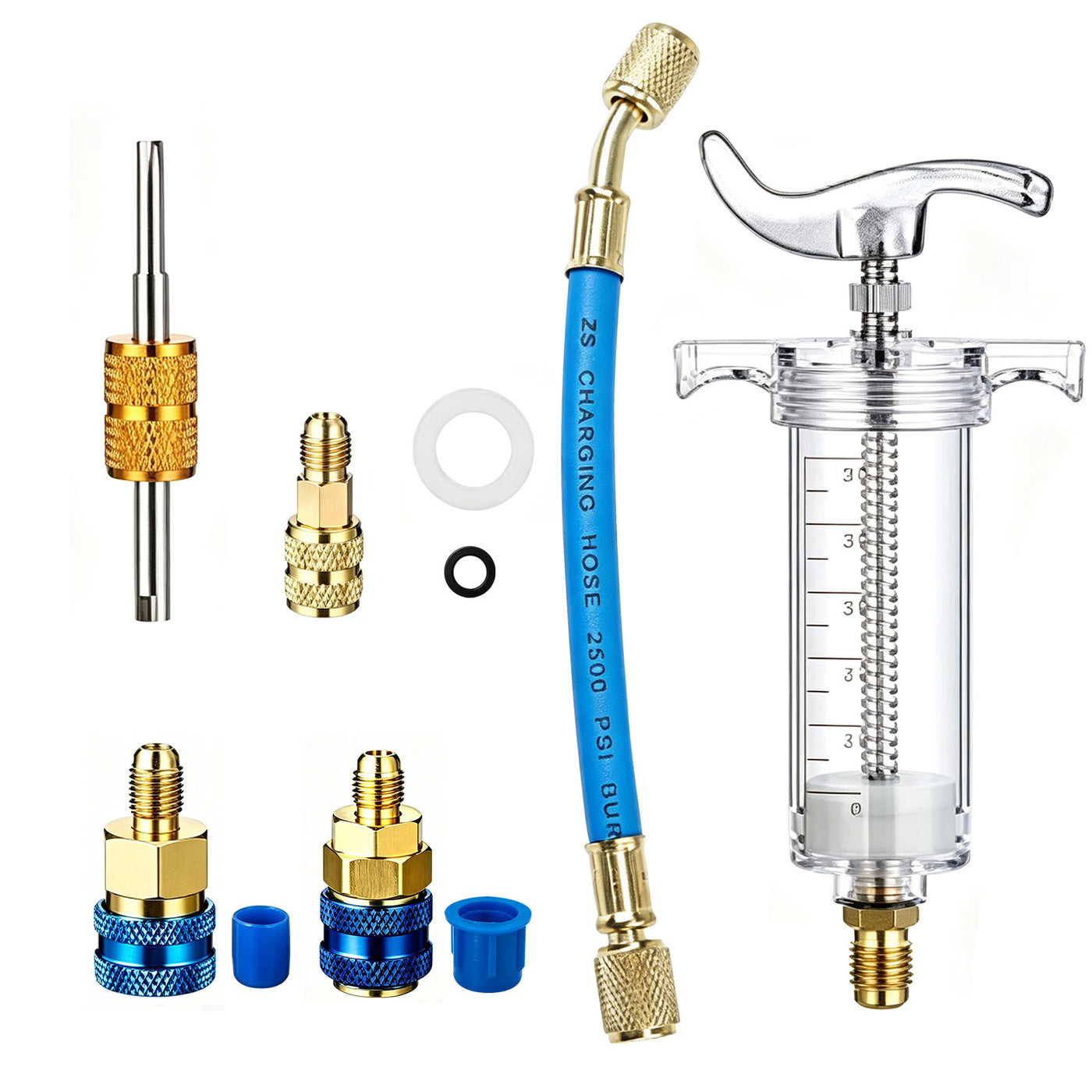Automotive AC Refrigerant Oil Injector