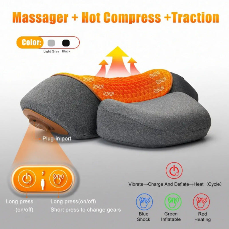 Neck massage pillow