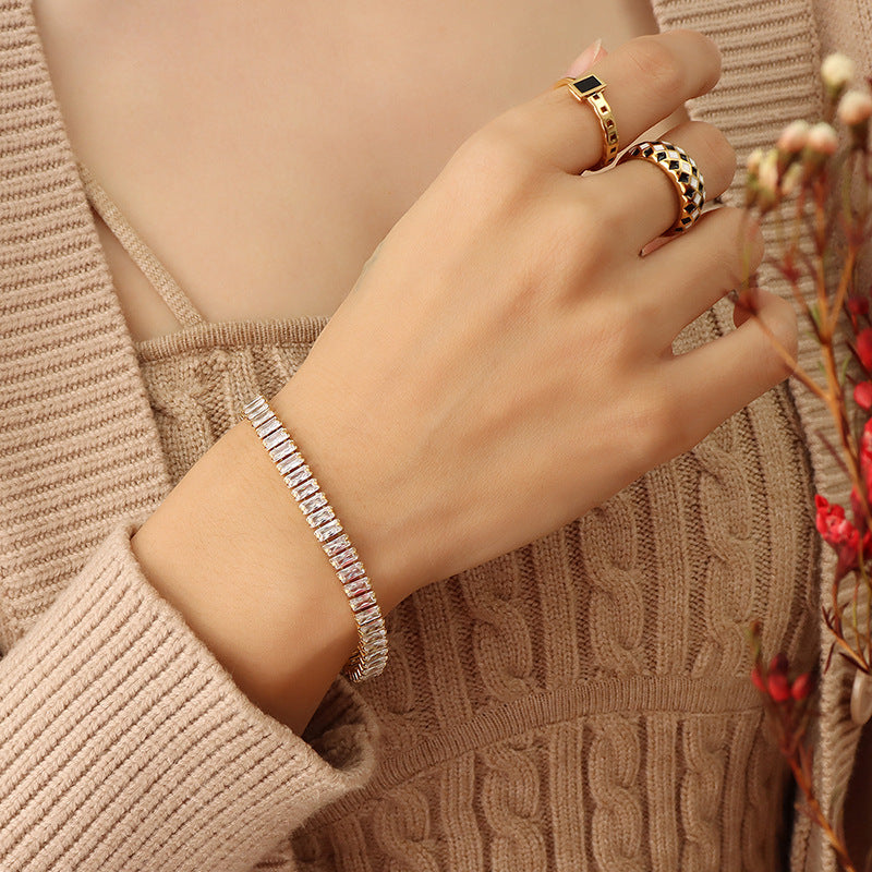 Multicolored Zircon Bracelet