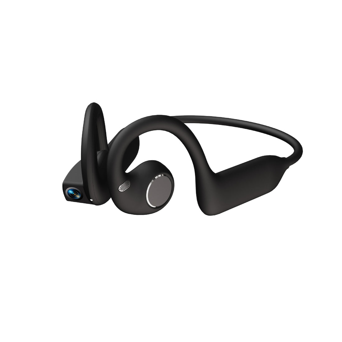 Smart Bluetooth Headset with 800W Camera AI Translation OTA 8GB Memory Voice Assistant