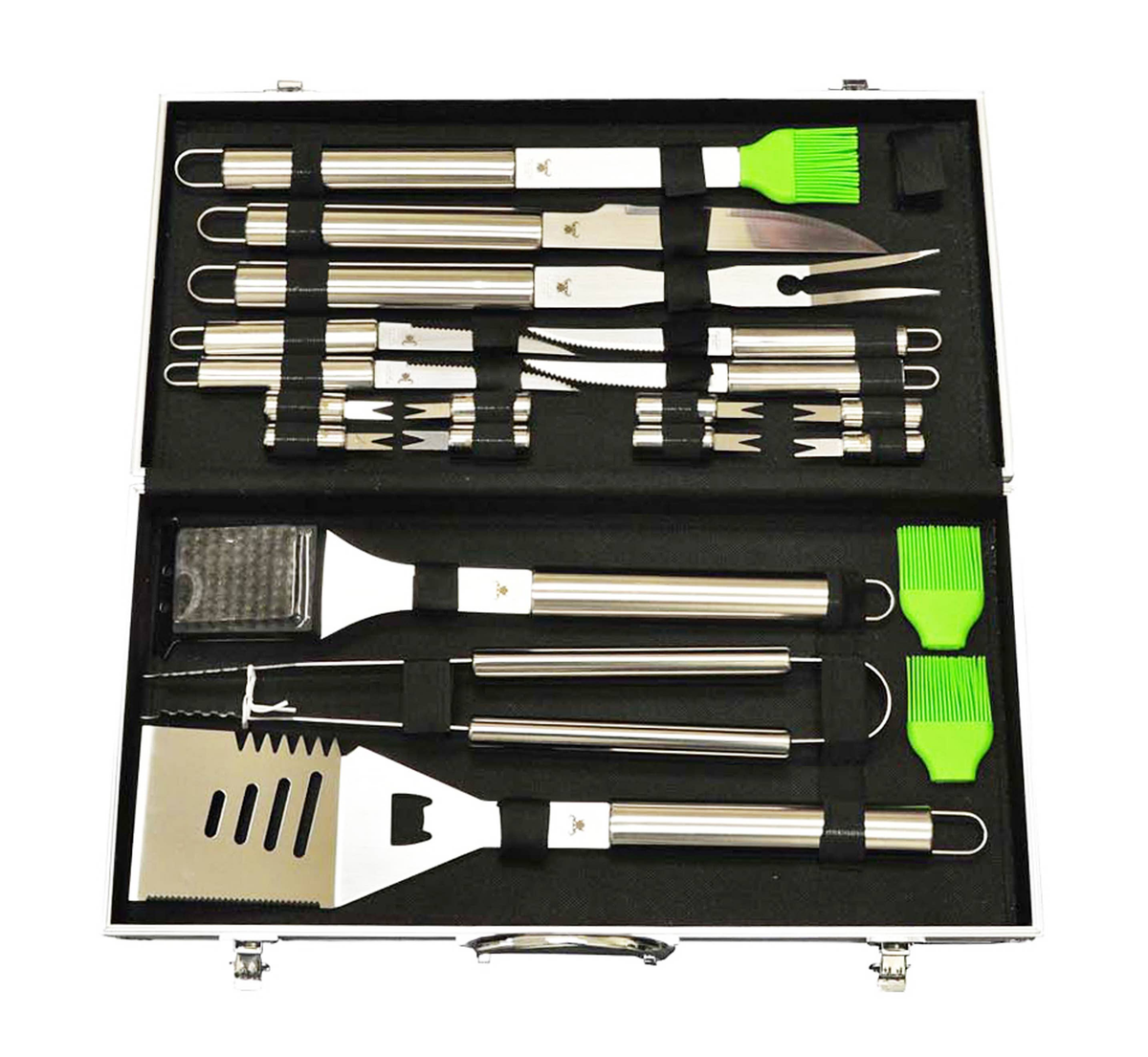 20-Piece Stainless Steel BBQ Tool Kit
