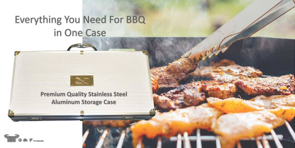 20-Piece Stainless Steel BBQ Tool Kit