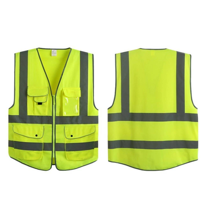 Reflective Safety Vest, Neon Green