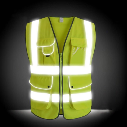Reflective Safety Vest, Neon Green