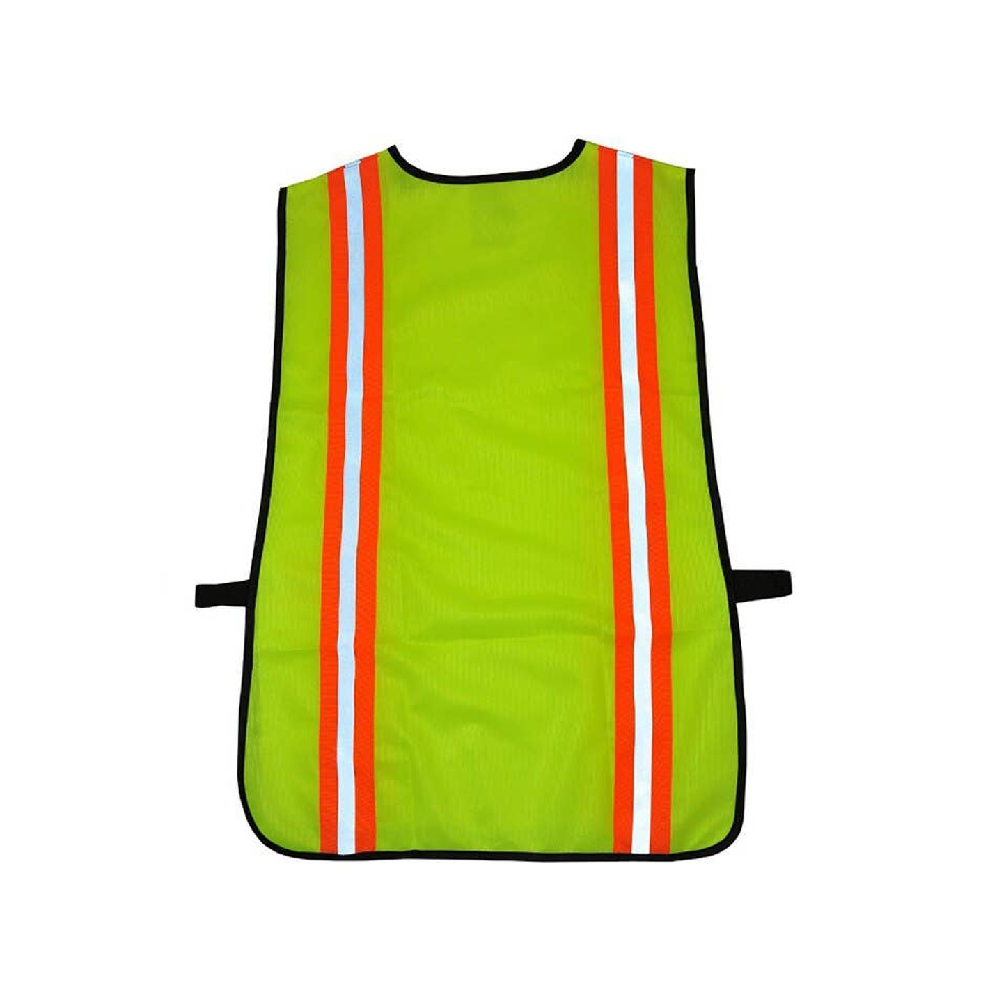 Safety Vest with Reflective Strips, Neon Lime Green