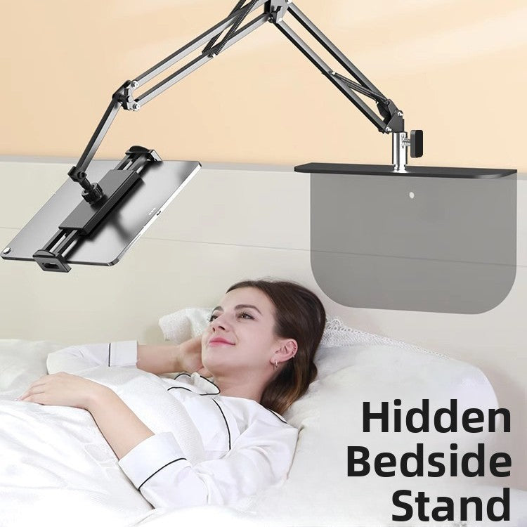 Hidden bedside phone holder