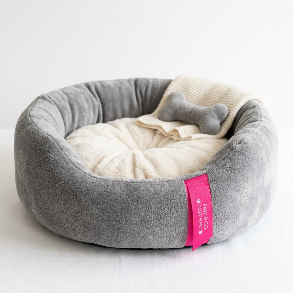 A cozy bed for your pet