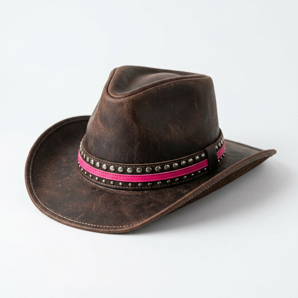Studded Western Drifter Cowboy Hat - front view