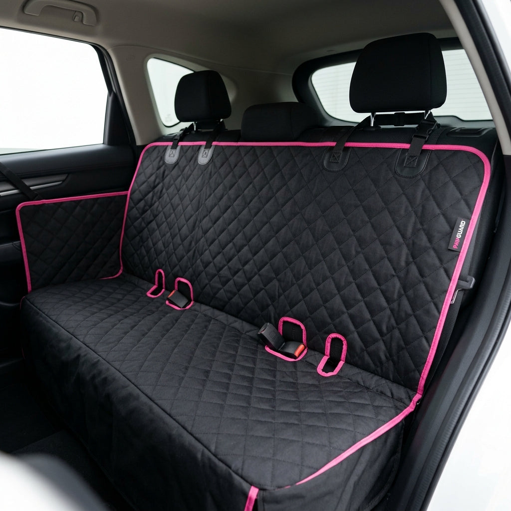 Waterproof Dog Car Rear Seat Cover Protector – Non-Slip Pet Hammock