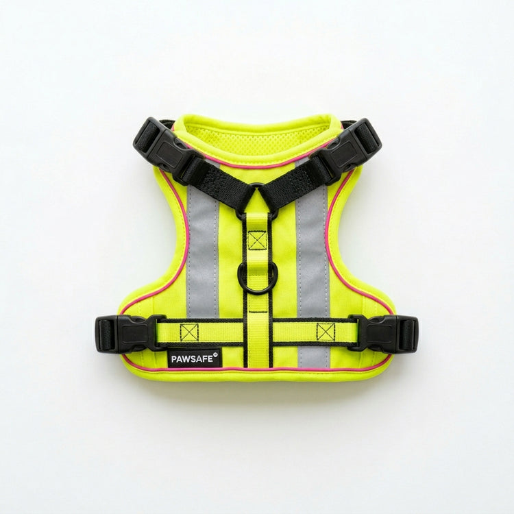 Reflective dog vest side view for small breeds