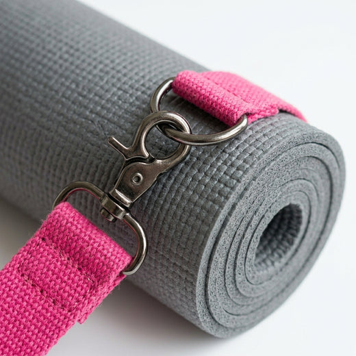 Yoga mat non-slip texture close-up