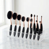 10-Piece Oval Beauty Brush Set lifestyle shot