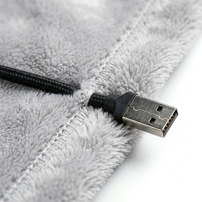 Heated Wearable Blanket — detail