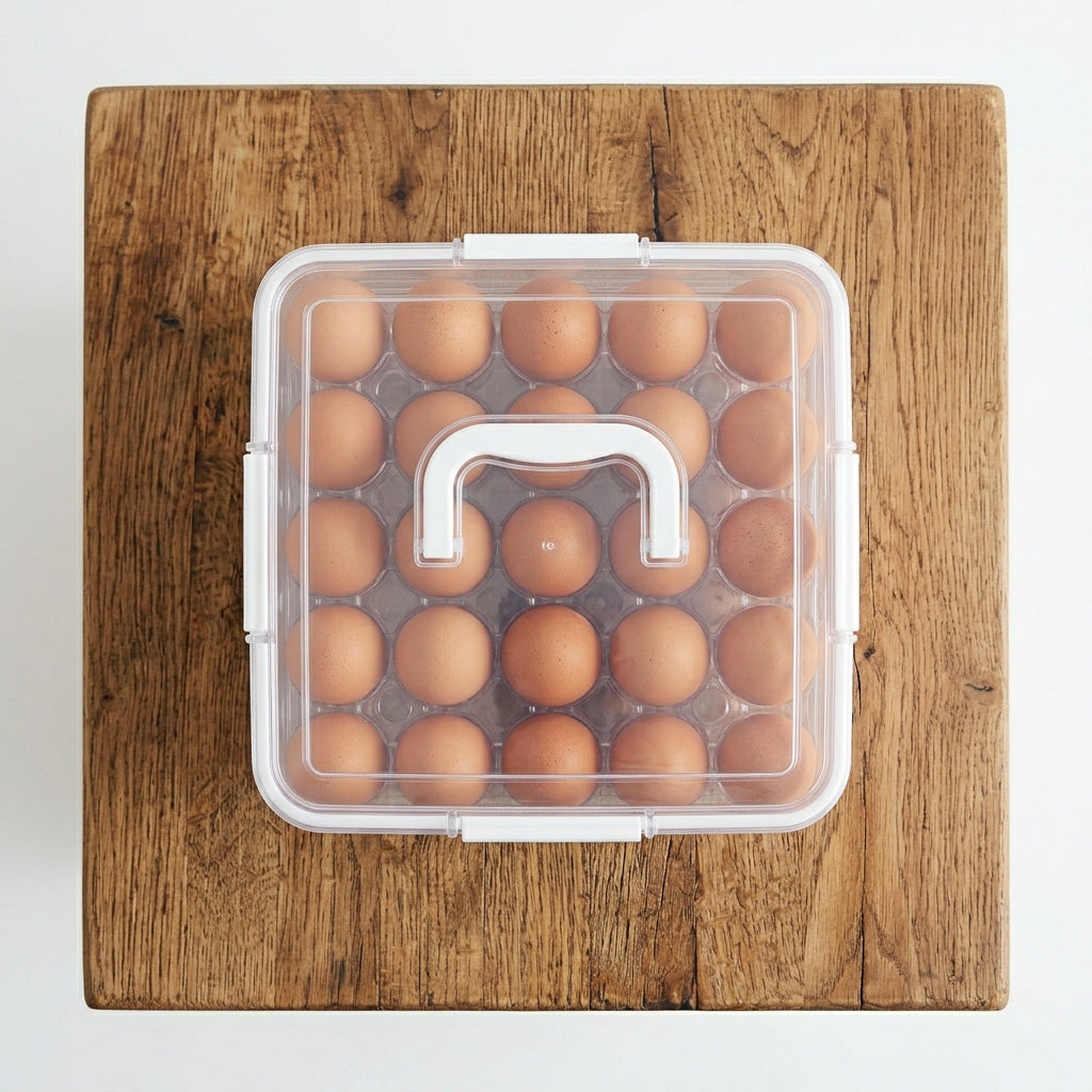 Plastic Container Two Eggs Box — lifestyle