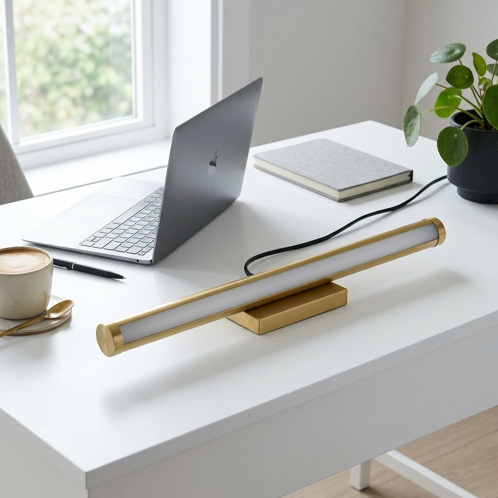 16 Inch Gold LED Bathroom Vanity Light - lifestyle shot