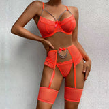 Metal pendant sex underwear set