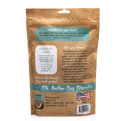Paws & Co Elk Antler Dog Biscuits