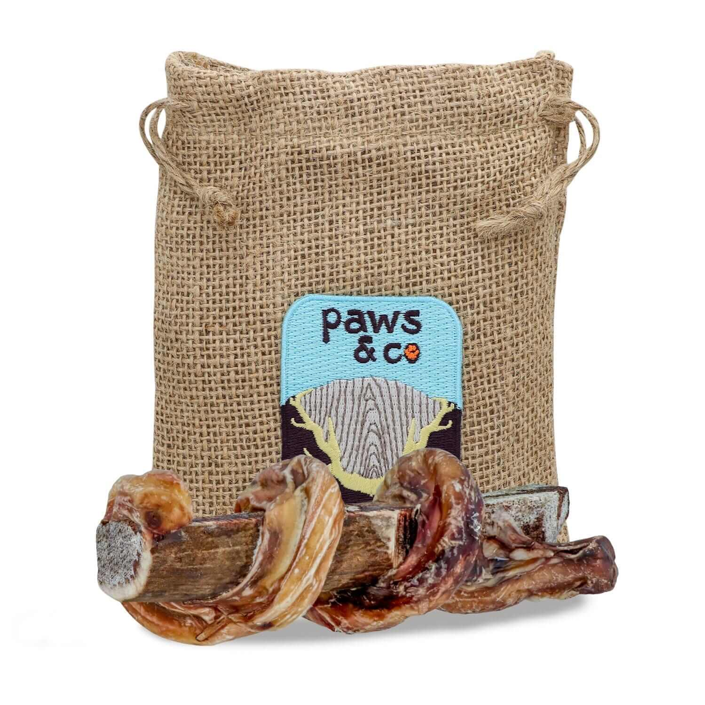 Paws & Co Wrapped Split Antler Dog Chew
