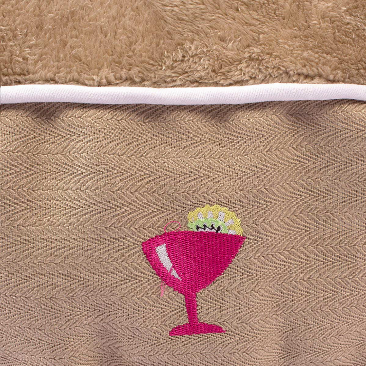 Halo Martinis Round Dog Bed