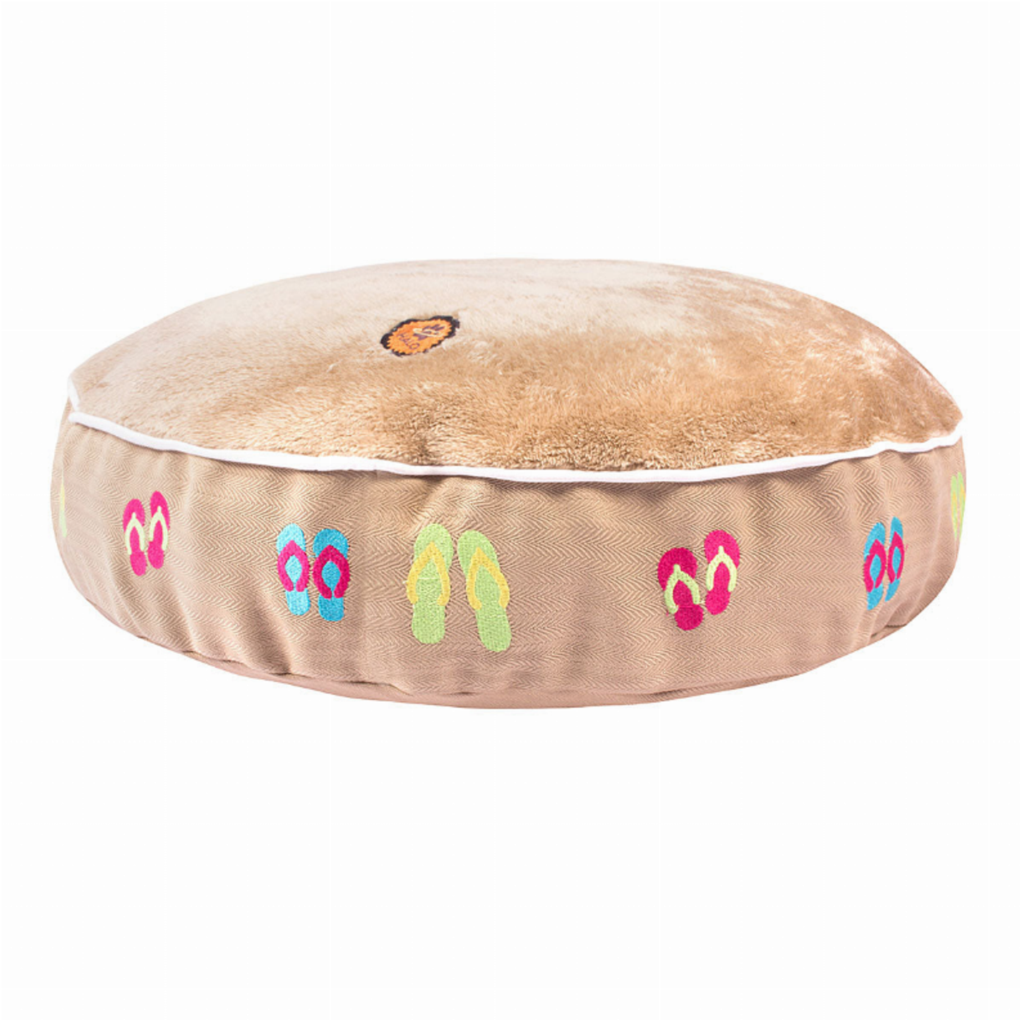 Halo Flip Flops Round Dog Bed