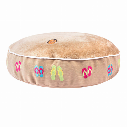 Halo Flip Flops Round Dog Bed