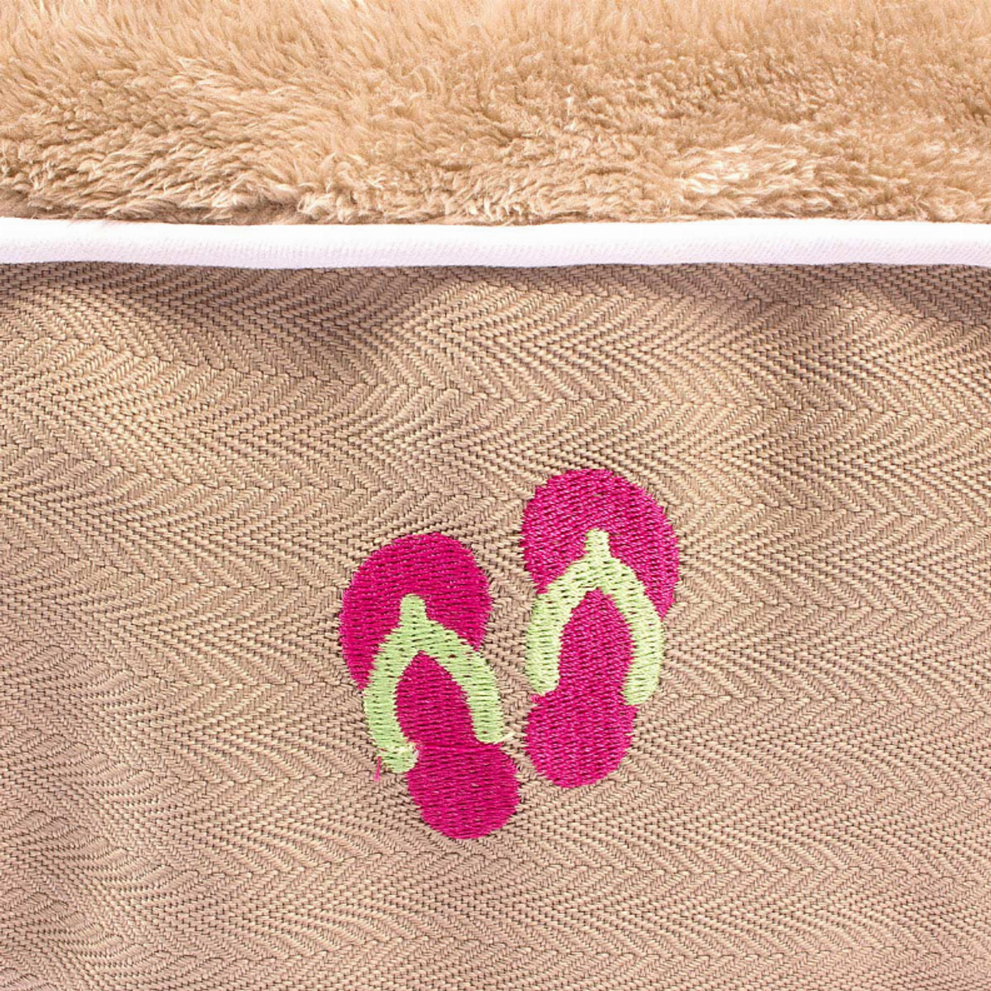 Halo Flip Flops Round Dog Bed