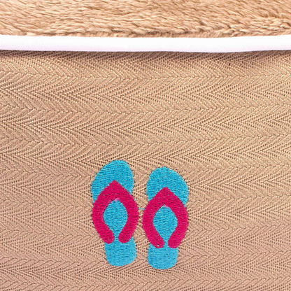 Halo Flip Flops Rectangular Dog Bed
